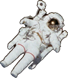 Floating spaceman