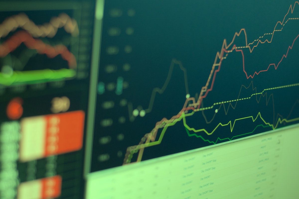 A complex cloud app with multiple line charts and data tables