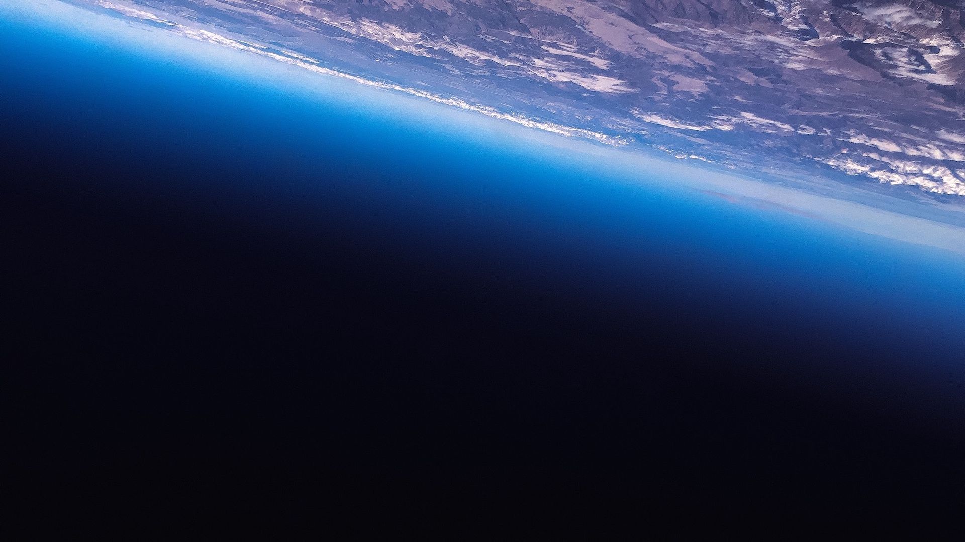 View of the earth from space